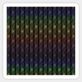 Retro gradient Sticker